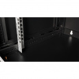 Шкаф 19" телекоммуникационный настенный, 6U 368x600х450 мм, дверь металл, черный